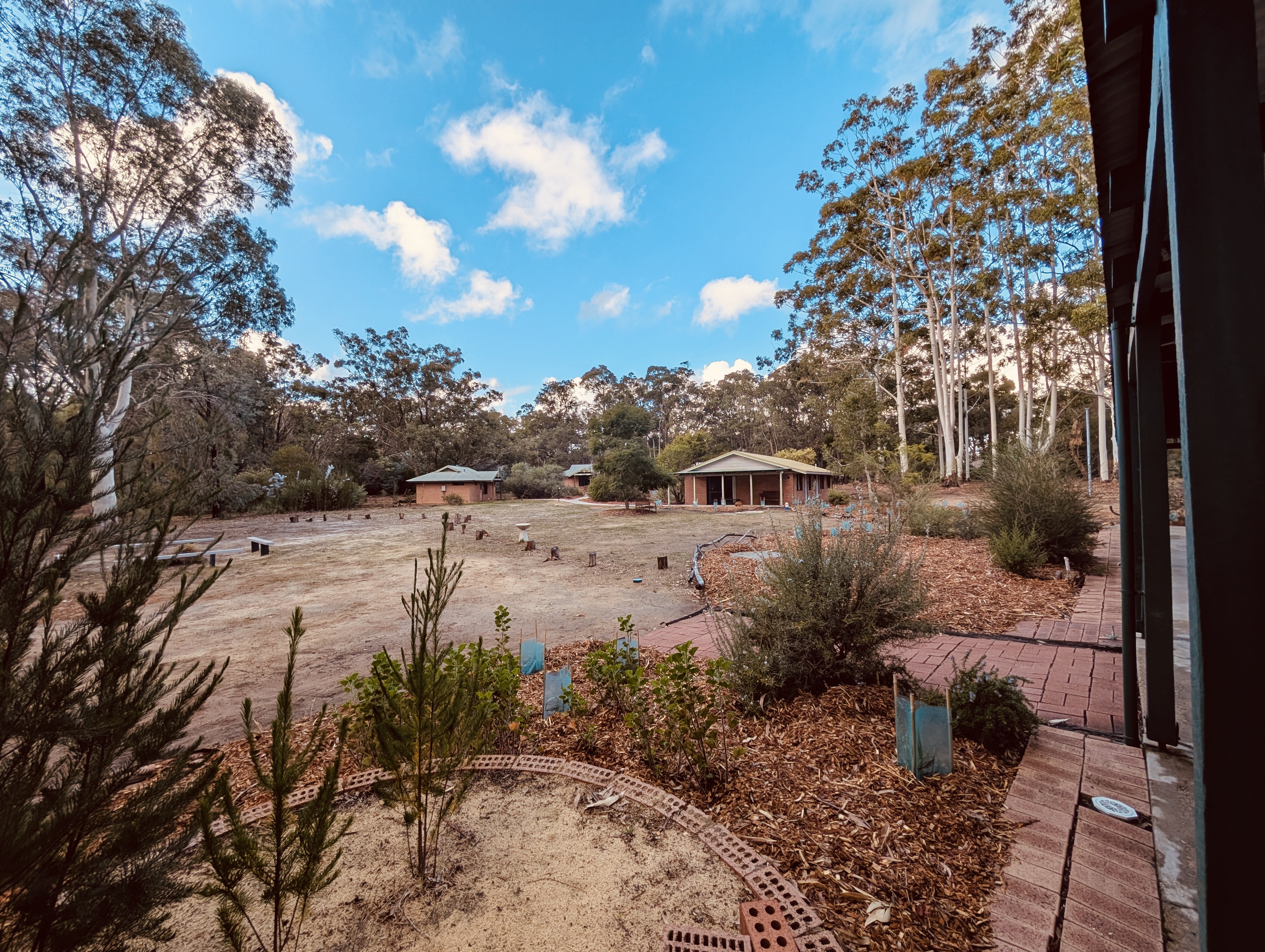 Overview of the retreat grounds